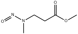 N-NITROSO-N-METHYL-3-AMINOPROPIONIC ACID, METHYL ESTER Struktur