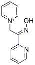 1-[2-(HYDROXYIMINO)-2-PYRIDIN-2-YLETHYL]PYRIDINIUM Struktur