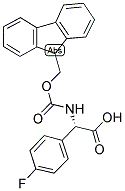 (S)-N-FMOC-4-FLUOROPHENYLGLYCINE Struktur