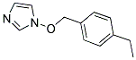 1-[(4-ETHYLBENZYL)OXY]-1H-IMIDAZOLE Struktur