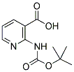 2-TERT-BUTOXYCARBONYLAMINO-NICOTINIC ACID Struktur