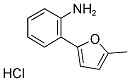 2-(5-METHYL-2-FURYL)ANILINE HYDROCHLORIDE Struktur