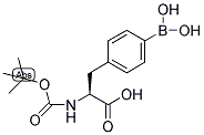 (S)-BOC-4-BORONO-PHENYLALANINE Struktur