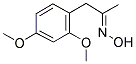 (2,4-DIMETHOXYPHENYL)ACETONE OXIME Struktur