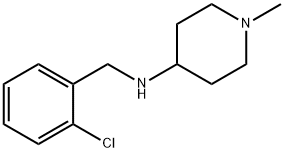 (2-CHLORO-BENZYL)-(1-METHYL-PIPERIDIN-4-YL)-AMINE Struktur