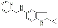 2-TERT-BUTYL-N-(2-PYRIDINYLMETHYL)-(1H)-INDOL-5-AMINE Struktur