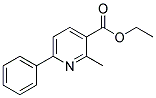 ETHYL 2-METHYL-6-PHENYLPYRIDINE-3-CARBOXYLATE Struktur