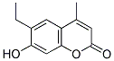 6-ETHYL-7-HYDROXY-4-METHYL-2H-CHROMEN-2-ONE Struktur