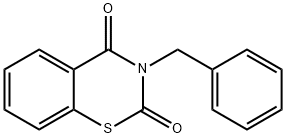 3-BENZYL-2H-1,3-BENZOTHIAZINE-2,4(3H)-DIONE Struktur