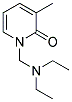 1-[(DIETHYLAMINO)METHYL]-3-METHYLPYRIDIN-2(1H)-ONE Struktur