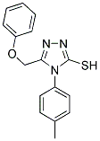 4-(4-METHYLPHENYL)-5-(PHENOXYMETHYL)-4H-1,2,4-TRIAZOLE-3-THIOL Struktur