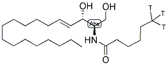 N-HEXANOYL-D-ERYTHRO-SPHINGOSINE, [HEXANOYL-6-3H] Struktur