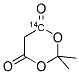 2,2-DIMETHYL-1,3-DIOXANE-4,6-DIONE [1-14C] Struktur