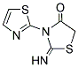 2-IMINO-3-(2-THIAZOLYL)-4-THIAZOLIDINONE Struktur