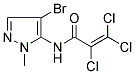 N-(4-BROMO-1-METHYL-1H-PYRAZOL-5-YL)-2,3,3-TRICHLOROACRYLAMIDE Struktur