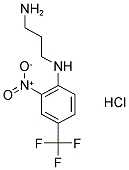 N-[2-NITRO-4-(TRIFLUOROMETHYL)PHENYL]PROPANE-1,3-DIAMINE HYDROCHLORIDE Struktur