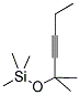 [(1,1-DIMETHYL-2-PENTYNYL)OXY]TRIMETHYLSILANE Struktur