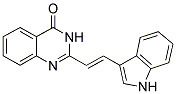 2-[(E)-2-(1H-INDOL-3-YL)VINYL]QUINAZOLIN-4(3H)-ONE Struktur