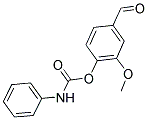 PHENYL-CARBAMIC ACID 4-FORMYL-2-METHOXY-PHENYL ESTER Struktur