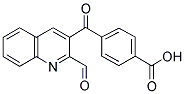 3-(4-CARBOXYBENZOYL)QUINOLINE-2-CARBOXALDEHYDE Struktur