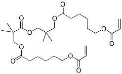 HYDROXYPIVALYL HYDROXYPIVALATE BIS[6-(ACRYLOYLOXY)HEXANOATE] Struktur