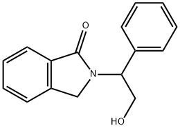 2-(2-HYDROXY-1-PHENYLETHYL)-1-ISOINDOLINONE Struktur