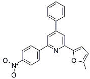 2-(5-METHYL-FURAN-2-YL)-6-(4-NITRO-PHENYL)-4-PHENYL-PYRIDINE Struktur