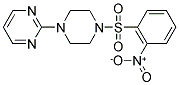 2-NITRO-1-((4-PYRIMIDIN-2-YLPIPERAZINYL)SULFONYL)BENZENE Structure