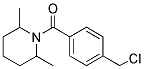 [4-(CHLOROMETHYL)PHENYL](2,6-DIMETHYLPIPERIDINO)METHANONE Struktur