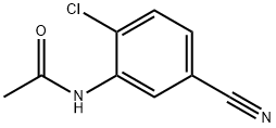 N-(5-CYANO-2-CHLOROPHENYL)ACETAMIDE Struktur