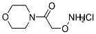 2-(AMINOOXY)-1-MORPHOLINO-1-ETHANONE HYDROCHLORIDE Struktur