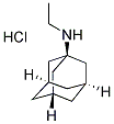 N-1-ADAMANTYL-N-ETHYLAMINE HYDROCHLORIDE Struktur