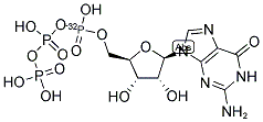 GUANOSINE 5'-TRIPHOSPHATE, [ALPHA-32P]- Struktur