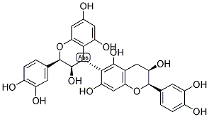 EPICATECHIN-(4BETA->8)-EPICATECHIN (B5) Struktur