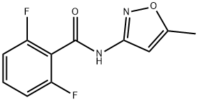 (2,6-DIFLUOROPHENYL)-N-(5-METHYLISOXAZOL-3-YL)FORMAMIDE Struktur