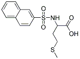 4-(METHYLTHIO)-2-[(2-NAPHTHYLSULFONYL)AMINO]BUTANOIC ACID Struktur