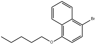 1-BROMO-4-(PENTYLOXY)NAPHTHALENE Struktur