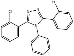 2,5-(2-CHLOROPHENYL)-PHENYL-1,3,4-TRIAZOLE Struktur