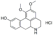 1,2-DIMETHOXY-5,6,6A,7-TETRAHYDRO-4H-DIBENZO[DE,G]QUINOLIN-10-OL HYDROCHLORIDE Struktur