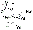 FRUCTOSE-6-PHOSPHATE, DISODIUM SALT, [14C(U)] Struktur