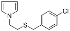 4-CHLOROBENZYL 2-(1H-PYRROL-1-YL)ETHYL SULFIDE Struktur
