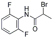 2-BROMO-N-(2,6-DIFLUOROPHENYL)PROPANAMIDE Struktur