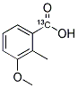 3-METHOXY-2-METHYLBENZOIC ACID (CARBOXYL-13C) Struktur