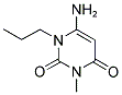 6-AMINO-3-METHYL-1-PROPYL-1H-PYRIMIDINE-2,4-DIONE Struktur