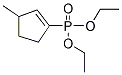 DIETHYL 3-METHYLCYCLOPENT-1-ENYLPHOSPHONATE Struktur