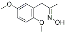 (2,5-DIMETHOXYPHENYL)ACETONE OXIME Struktur