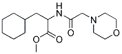 METHYL 3-CYCLOHEXYL-2-[(2-MORPHOLINOACETYL)AMINO]PROPANOATE Struktur