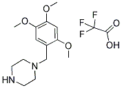 1-(2,4,5-TRIMETHOXYBENZYL)PIPERAZINETRIFLUOROACETATE Struktur