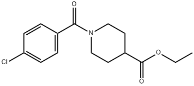 ETHYL 1-(4-CHLOROBENZOYL)-4-PIPERIDINECARBOXYLATE price.