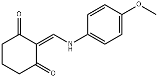 2-[(4-METHOXYANILINO)METHYLENE]-1,3-CYCLOHEXANEDIONE Struktur